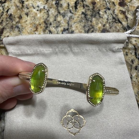 Kendra Scott Bracelet with Green Stones - Picture 2 of 4